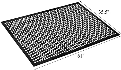 Yesland Rubber Door Mat 61 x 35 Inches, Packed in Roll Durable Non-Slip - Image 2