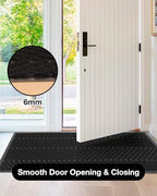 5 x7′ Heavy Duty Door Mat Indoor Outdoor, Large Entryway Rug - Image 2