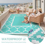 GENIMO Outdoor Rug, Waterproof Plastic Rugs - Image 6