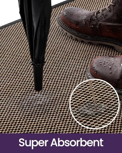 DEXI Ultra Thin Indoor Door Mat 36x56, Entrance Doormats - Image 6