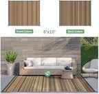 GENIMO Outdoor Rug, Waterproof Plastic Rugs - Image 4