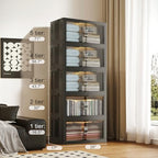 SAILUN 580Qt Stackable Storage Bins, Storage Cabinet - Image 2