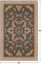 5x8 Brown Rugs for Living Room, Soft Boho Rugs for Bedroom, Non Slip Dining - Image 2