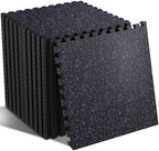 SUPERJARE 0.79'' Extra-Thick 24 Pcs 96 Sq Ft Exercise Equipment Mats by SUPERJARE