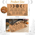 Witchy Halloween Door Mat, Gothic Blessing Rug - Image 2