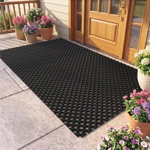 Door Mat Outside Entrance Drainage Waterproof Mat by QiCaiJia