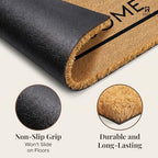 Coir Welcome Mat, Welcome Classic 7, 17x29 in - Image 5