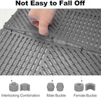 ToLanbbt Modular Interlocking Cushion 12P 11.8" x 11.8" Interlocking Rubber - Image 3