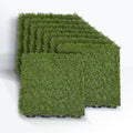 Artificial Grass Turf Tile 12"x12" Synthetic Turf Grass Self-Draining by Unknown