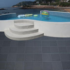 18 Pack Interlocking Drainage Tiles Double Non-Slip Tiles Mat - Image 5