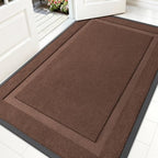 OLANLY Front Door Mat Outside 71x47, All-Season Heavy-Duty Rubber Doormat by OLANLY