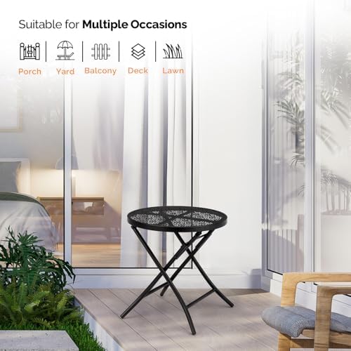 VINGLI Outdoor Folding Side Table - Image 7