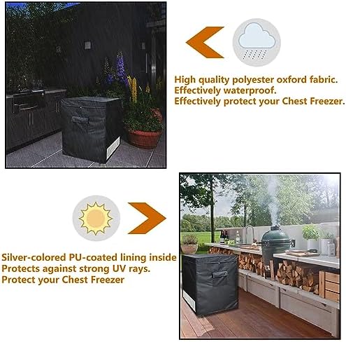 Freezer Covers for Outside 5.0 Cubic Feet Freezer - Image 7