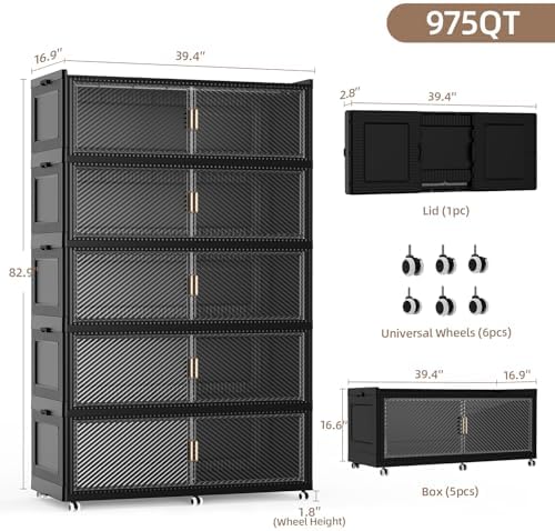 SAILUN 400Gal Extra Large Stackable Storage Bins - Image 2
