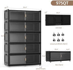SAILUN 400Gal Extra Large Stackable Storage Bins - Image 2
