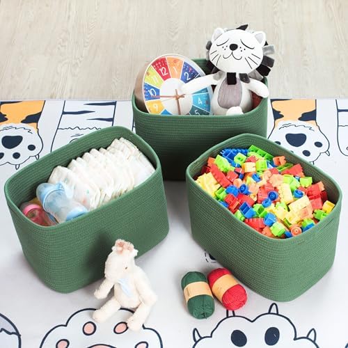 MINTWOOD Design 3-Pack Decorative Woven Storage Baskets - Image 5