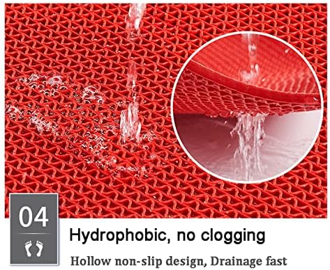 Drainage Non Slip Floor Mats Wet Area Commercial Mesh Rubber Flooring Mat - Image 6