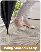 Color&Geometry Ultra Thin Indoor Door Mat 24"x36" Entrance Mat - Image 7