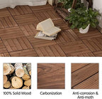 Yaheetech 44PCS Interlocking Deck Tiles Outdoor Patio Floor - Image 4