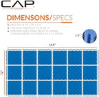 CAP Puzzle Exercise Mats | 1/2” Thick EVA Interlocking Foam Tiles - Image 4
