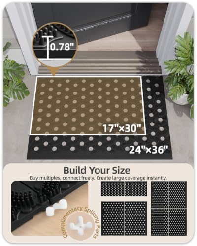 Color&Geometry Super Heavyweight TPE Welcome Mat Outdoor - Image 2