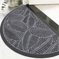 Colorxy Half Circle Waterproof Door Mat, Sturdy Rubber Doormat by Colorxy