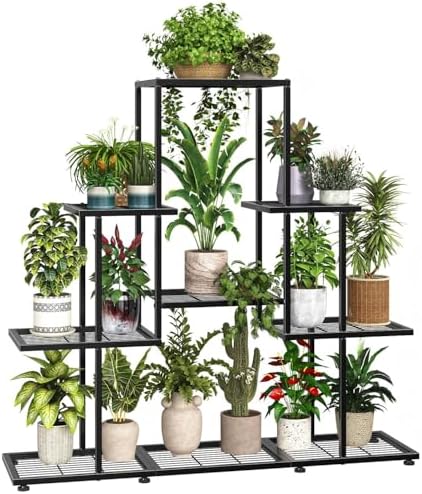 Ekisemio 5 Tier Metal Plant Stand by Ekisemio