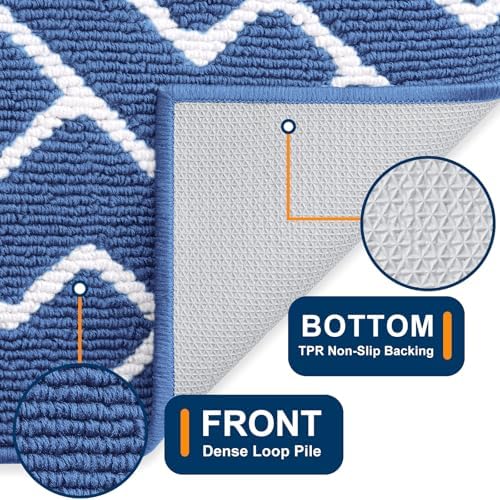 OLANLY Front Door Mat 48x32, Low-Profile Easy Clean Doormat - Image 4