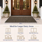 Yimobra Extra Large Door Mat, Outdoor Doormat - Image 2