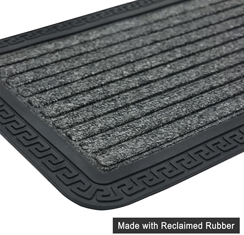 Stair Treads — 4 Pack 10x30 inch Polypropylene Rubber Stair Mats - Image 5