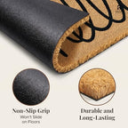 Coir Welcome Mat, Hello Classic, 17 x 29 in - Image 6