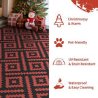 GENIMO Outdoor Rug, Waterproof Plastic Rugs - Image 5
