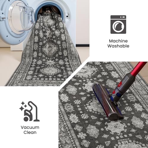 2x12 Runner Rug Washable Non Slip Boho Floor Mat - Image 6