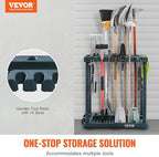 VEVOR Garden Tool Organizer, 10 Slots, Yard Tool Tower Rack - Image 2