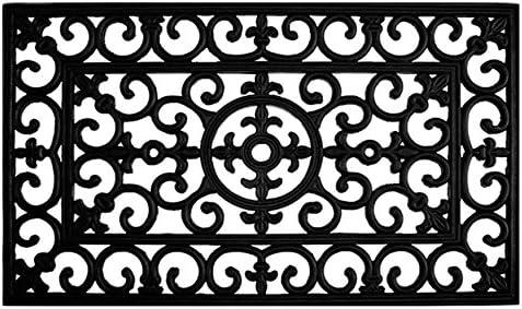 Calloway Mills 900092436 Fleur De Lis Rubber Doormat 2' x 3' by Callowaymills