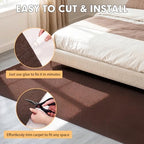 Grefinity Marine Carpet, 5 FT x 20 FT Brown Indoor Outdoor Carpet - Image 6
