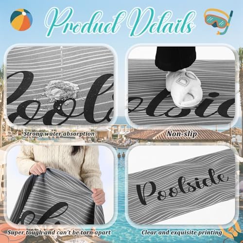 Tinideya Pool Deck Mats Non Slip Rubber - Image 4