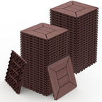 44 Pcs Plastic Interlocking Decking Tiles, Indoor & Outdoor - Image 4