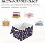 Bolaz Storage Bins with Lids and Handles, Christmas Candy Cane Pattern Storage - Image 7