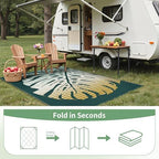 GENIMO Outdoor Rug, Waterproof Plastic Rugs - Image 7