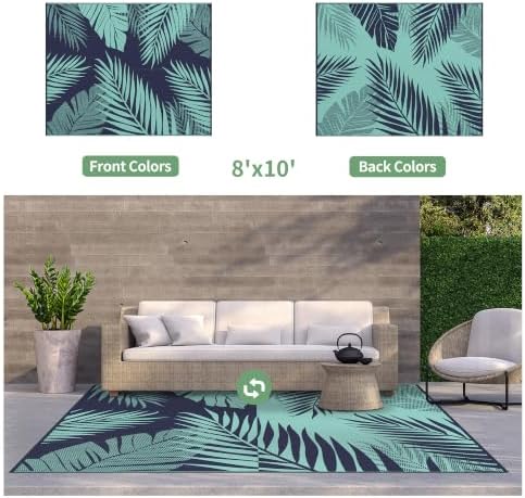 GENIMO Outdoor Rug, Waterproof Plastic Rugs - Image 2