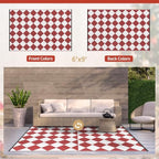 GENIMO Outdoor Rug, Waterproof Plastic Rugs - Image 2