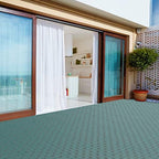 Pure Garden 6-Pack Polypropylene Interlocking Patio Deck Tiles - Image 2