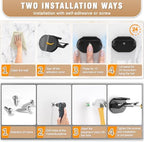 Niunuerga 36 Pack Adhesive Hat Hooks - Image 6