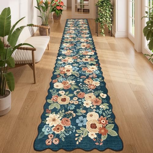 DUKINO 2x12 Washable Runner Rug, Long Runner Rug by DUKINO