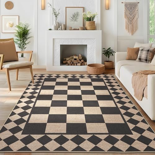 GarveeHome Easy Jute Rug 8x10 Washable Rugs - Image 2