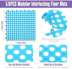 Tinideya 50 Pcs Drainage Mats 11.8'' x 11.8'' Modular Interlocking Floor - Image 4