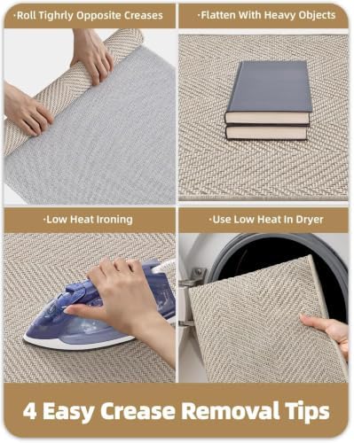 Color&Geometry Ultra Thin Indoor Door Mat 24"x36" Entrance Mat - Image 5