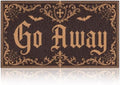 Halloween Door Mat with Go Away Design by FTTOYOLY