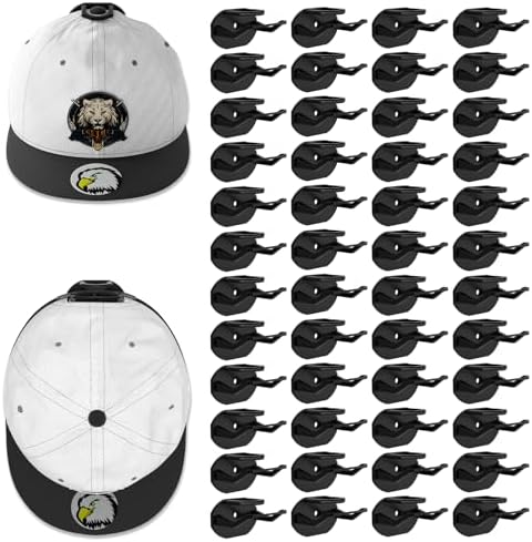 Niunuerga 48 Pack Adhesive Hat Hooks by Niunuerga
